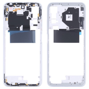 Plaque de lunette de cadre moyen d'origine pour Xiaomi Poco M3 Pro 5G M2103K19PG M2103K19PI (Argent) SH347S1582-20