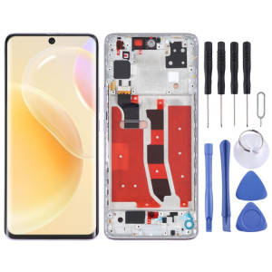 Écran LCD OLED d'origine pour Huawei Nova 8 5G Ensemble complet de numériseur avec cadre (Violet) SH358P1800-20
