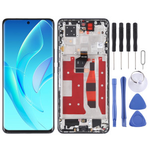 Écran LCD OLED d'origine pour Honor 60 Pro Digitizer Full Assembly avec cadre (noir) SH360B565-20