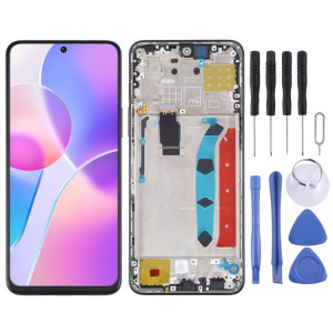 Écran LCD d'origine pour Honor X30i Digitizer Full Assembly avec cadre (noir) SH361B967-20