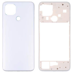 Pour le couvercle arrière de la batterie OPPO A15/A15S/A35 avec cadre central (blanc) SH76WL470-20