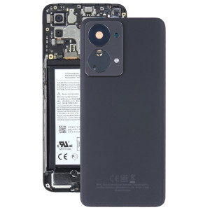 Pour le couvercle arrière de la batterie OnePlus Nord 2T avec objectif d'appareil photo (noir) SH05BL1771-20