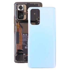 Couvercle arrière de batterie en verre pour Xiaomi Redmi Note 10 Pro/Redmi Note 10 Pro Max/Redmi Note 10 Pro Inde (Bleu) SH54LL988-20