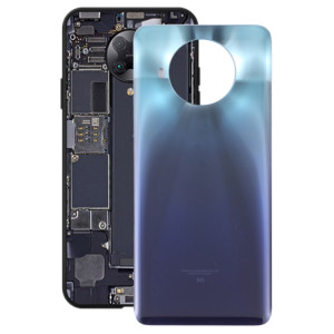 Coque arrière de batterie en verre pour Xiaomi Redmi Note 9 Pro 5G/Mi 10T Lite 5G (Bleu) SH55LL1677-20