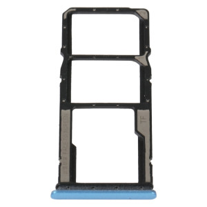 Plateau de carte SIM + plateau de carte SIM + plateau de carte Micro SD pour Xiaomi Redmi 10A (bleu) SH550L68-20