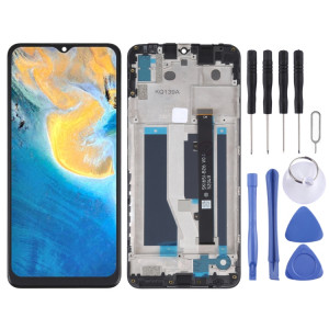 Écran LCD OEM pour ZTE Blade A71 A7030 2021 Assemblage complet du numériseur avec cadre (Noir) SH653B1285-20
