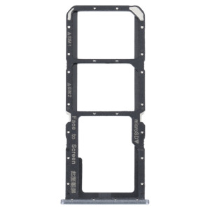 Pour OPPO A73 4G / F17 / A93 4G / A73 5G Plateau de carte SIM + Plateau de carte SIM + Plateau de carte Micro SD (Noir) SH670B1398-20