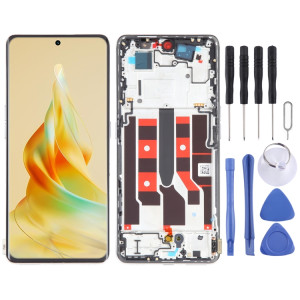 Écran LCD d'origine pour OPPO Reno8 T 5G Digitizer Assemblage complet avec cadre (Or) SH700J351-20