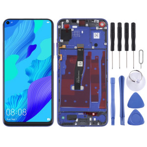 Écran LCD d'origine pour Honor 20 / Huawei Nova 5T Digitizer Assemblage complet avec cadre (Bleu) SH739L1791-20