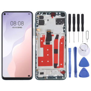 Écran LCD d'origine pour Huawei Nova 7 SE / Honor 30S Digitizer Assemblage complet avec cadre (Vert) SH43GL380-20