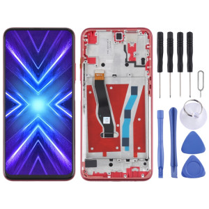 Ecran LCD d'origine pour Honor 9X / 9X Pro / Huawei Y9s Digitizer Assemblage complet avec cadre (Rouge) SH745R1385-20