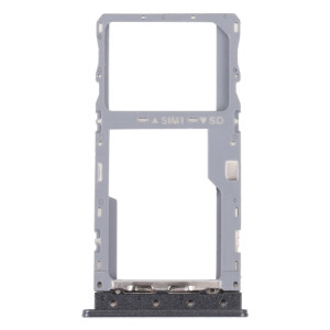 Pour TCL 20 XE Plateau de carte SIM d'origine + plateau de carte Micro SD (noir) SH764B1267-20