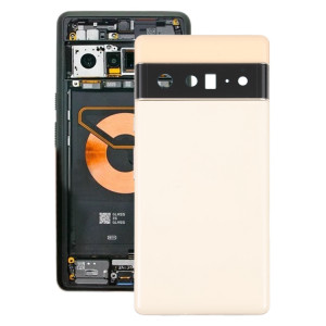 Pour le couvercle arrière de la batterie Google Pixel 6 Pro avec cadre central (or) SH73JL249-20