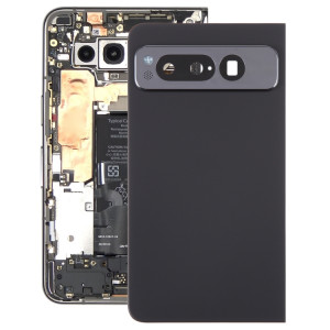 Pour le couvercle arrière de la batterie d'origine Google Pixel Fold avec couvercle d'objectif d'appareil photo (noir) SH62BL836-20