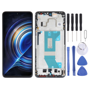 Écran LCD d'origine AMOLED pour Xiaomi Redmi K50 / K50 Pro Assemblage complet du numériseur avec cadre (Bleu) SH973L1864-20