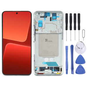 Écran LCD d'origine AMOLED pour Xiaomi 13 Assemblage complet du numériseur avec cadre (Vert) SH976G1497-20