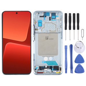 Écran LCD d'origine AMOLED pour Xiaomi 13 Assemblage complet du numériseur avec cadre (Bleu) SH976L795-20