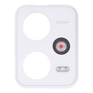 Cadre d'objectif de caméra arrière pour Xiaomi Redmi Note 12 Pro 5G (Blanc) SH997W846-20