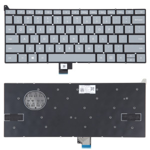 Clavier version US avec bouton d'alimentation pour ordinateur portable Microsoft Surface Go 1934 (gris) SH058H1433-20