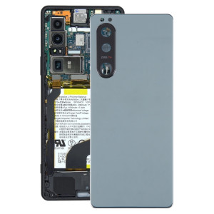 Pour Sony Xperia 5 III Couvercle arrière de batterie d'origine avec couvercle d'objectif d'appareil photo (vert) SH55GL1091-20