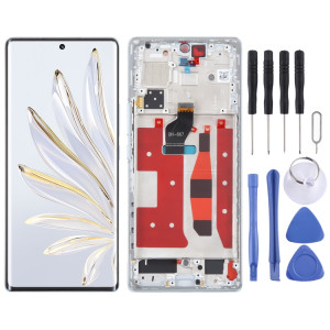 Écran LCD d'origine pour Honor 70 Digitizer Full Assembly avec cadre (bleu) SH181L207-20