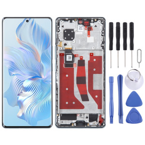 Ecran LCD d'origine pour Honor 80 Digitizer Full Assembly avec cadre (Vert) SH187G1061-20