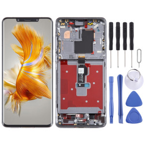 Écran LCD d'origine pour Huawei Mate 50 Pro Numériseur Assemblage complet avec cadre (Noir) SH191B1296-20