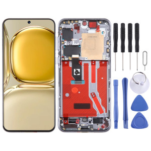 Écran LCD d'origine pour Huawei P50 Digitizer Full Assembly avec cadre (noir) SH196B1671-20