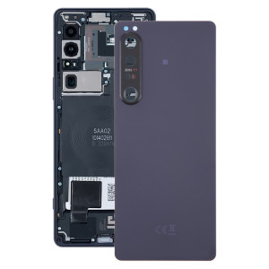 Pour Sony Xperia 1 IV Couverture arrière de batterie d'origine (Violet) SH34VL276-20