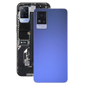 Pour vivo V21 Couvercle arrière de batterie d'origine avec couvercle d'objectif d'appareil photo (bleu) SH54LL633-20