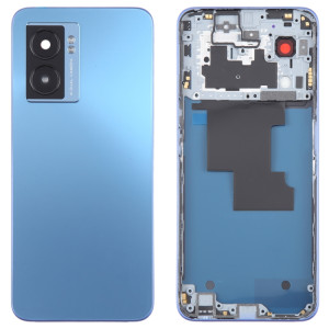 Pour le couvercle arrière de la batterie d'origine OPPO A57 avec cadre central (bleu) SH59LL870-20