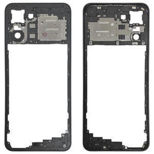 Pour Realme 10 4G plaque de lunette de cadre moyen d'origine (noir) SH542B1827-20