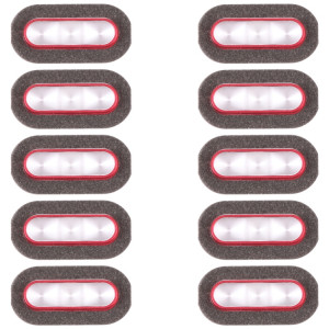 Pour vivo X90 Pro 10pcs Couvertures de lampe de poche (Rouge) SH708R292-20