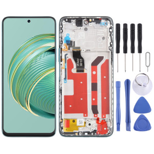 Pour Huawei Nova 10z Écran LCD d'origine numériseur assemblage complet avec cadre (vert) SH771G547-20