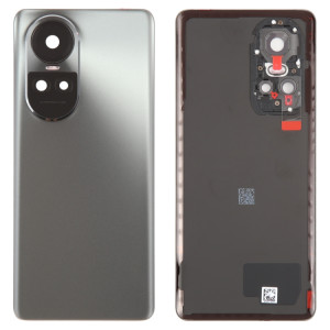 Pour OPPO Reno10 Pro Global Couvercle arrière de batterie d'origine avec couvercle d'objectif d'appareil photo (gris) SH781H197-20