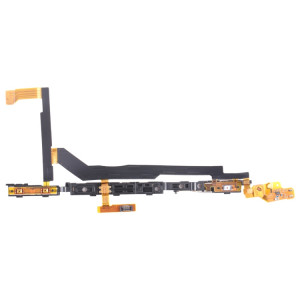 Pour Sony Xperia 1 IV Bouton d'alimentation d'origine et câble flexible du bouton de volume SH68071918-20