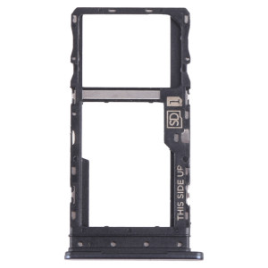 Pour Motorola Moto G 2022 Plateau de carte SIM + Plateau de carte Micro SD (Noir) SH821B1616-20