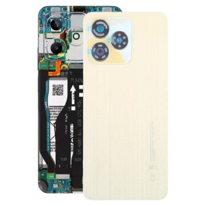 Pour Realme C53 Couvercle arrière de la batterie d'origine avec couvercle d'objectif d'appareil photo (or) SH47JL123-20