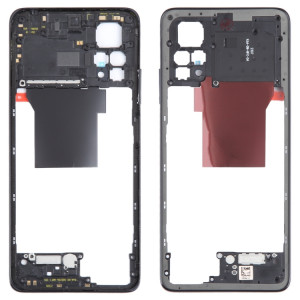 Pour Xiaomi Redmi Note 12 Pro 4G, plaque de cadre central d'origine (noir) SH871B1619-20