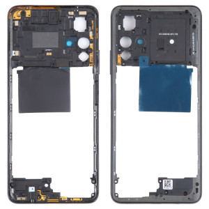 Pour Xiaomi Redmi Note 11S 5G Plaque de lunette de cadre central d'origine (noir) SH872B443-20