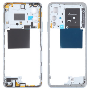 Pour Xiaomi Redmi Note 11S 5G Plaque de lunette de cadre central d'origine (bleu) SH872L403-20