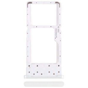 Pour Nokia X10 Plateau pour carte SIM + SIM / Micro SD d'origine (Blanc) SH014W401-20