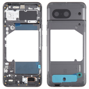 Pour Google Pixel 8, boîtier avant d'origine, cadre LCD, plaque de lunette (noir) SH033B647-20