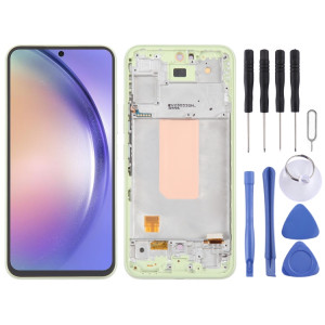 Pour Samsung Galaxy A54 5G SM-A546 6,43 pouces OLED LCD écran numériseur assemblage complet avec cadre (vert) SH138G940-20