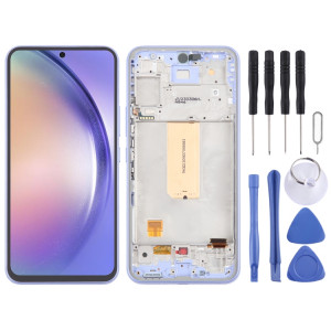 Pour Samsung Galaxy A54 5G SM-A546 6,43 pouces OLED LCD écran numériseur assemblage complet avec cadre (violet) SH138P223-20