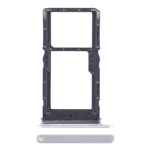Pour Honor X5 Plus Plateau pour carte SIM + SIM / Micro SD (Argent) SH213S1535-20