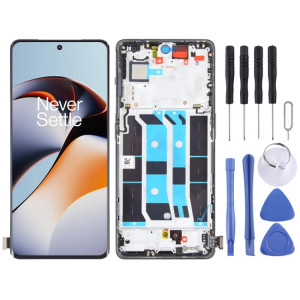 Pour OnePlus Ace 2 PHK110 Écran LCD Numériseur Assemblage complet avec cadre (Noir) SH285B345-20