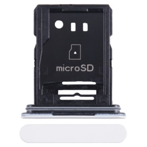 Pour Sony Xperia Ace II Plateau pour carte SIM + Micro SD d'origine (Blanc) SH316W1222-20