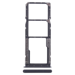 Pour Xiaomi Redmi 12C Plateau de carte SIM + Plateau de carte SIM + Plateau de carte Micro SD (Noir) SH367B682-20