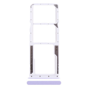 Pour Xiaomi Poco C55 Plateau de carte SIM + Plateau de carte SIM + Plateau de carte Micro SD (Violet) SH368P411-20